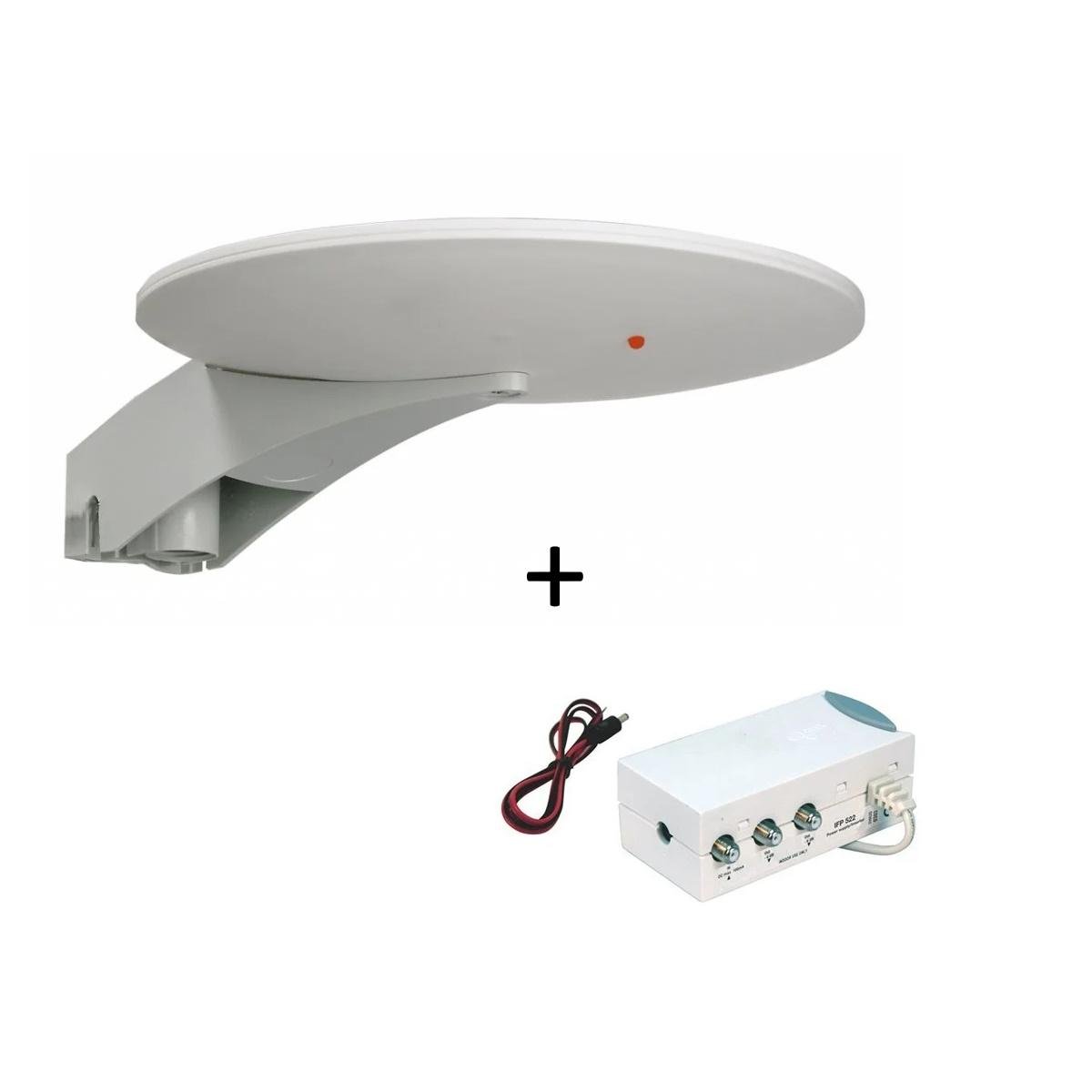 Triax UFO 170 antenni + virtalähde