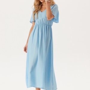 VERO MODA Vmflora Olga Ss 7/8 DRESS DRES Airy Blue XL