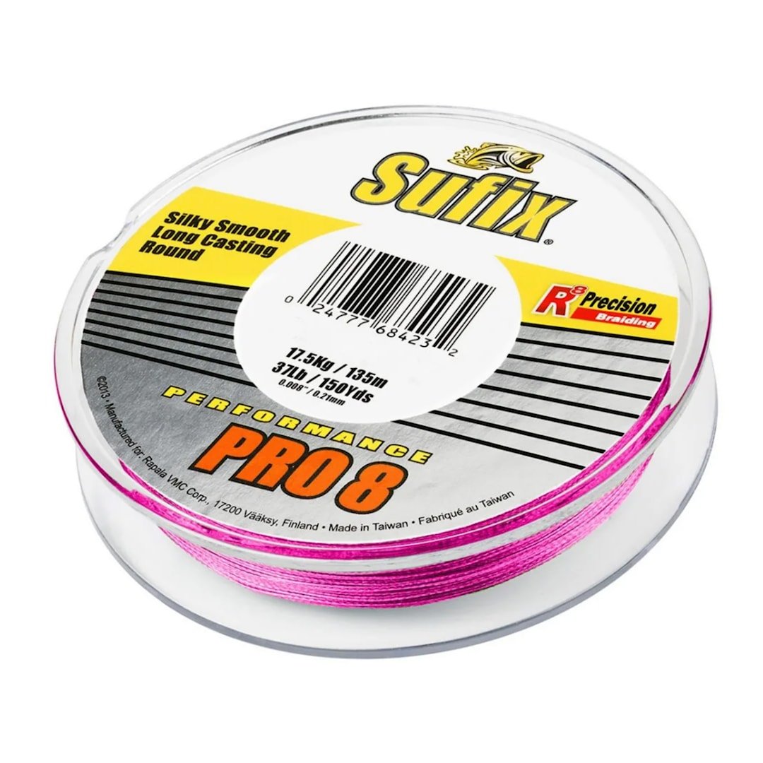 Sufix Performance Pro 8 Pink 135 m kuitusiima 0,35mm