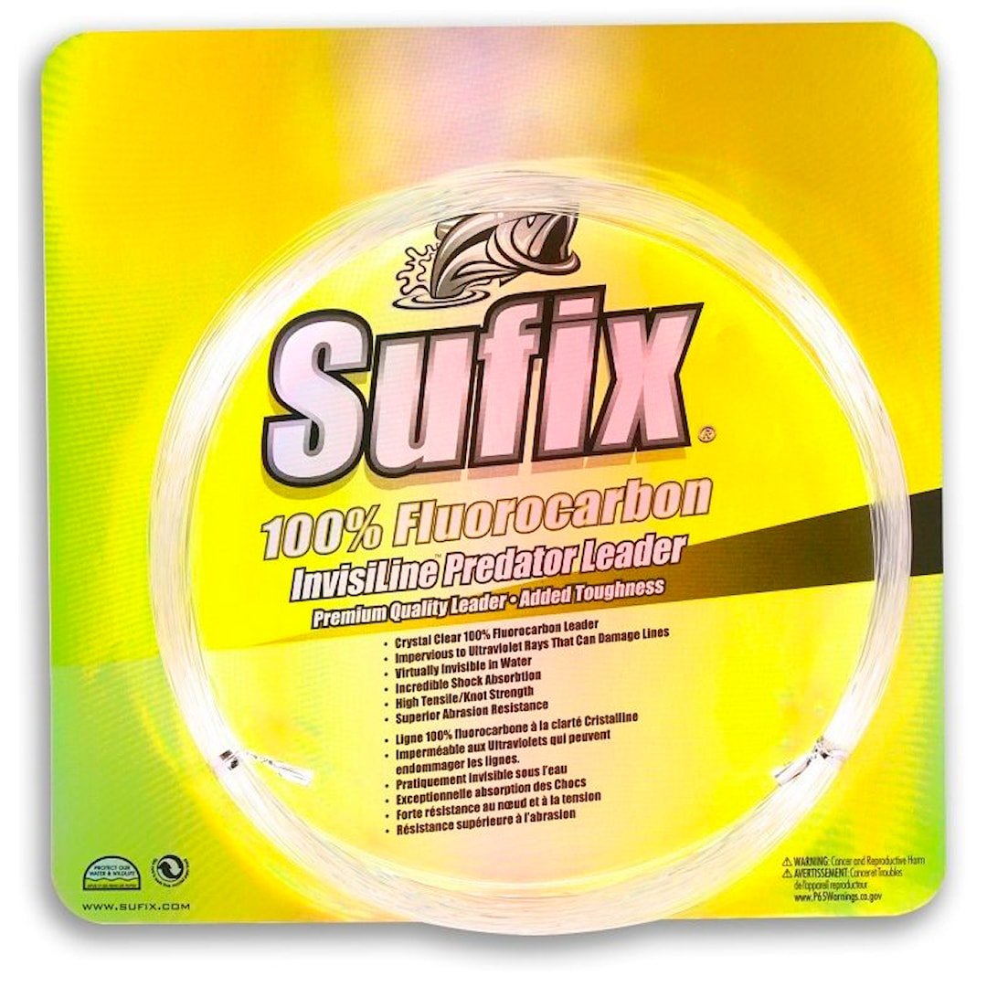 Sufix Invisiline Predator 100 % Fluorocarbon Leader 25 m 0,79 mm