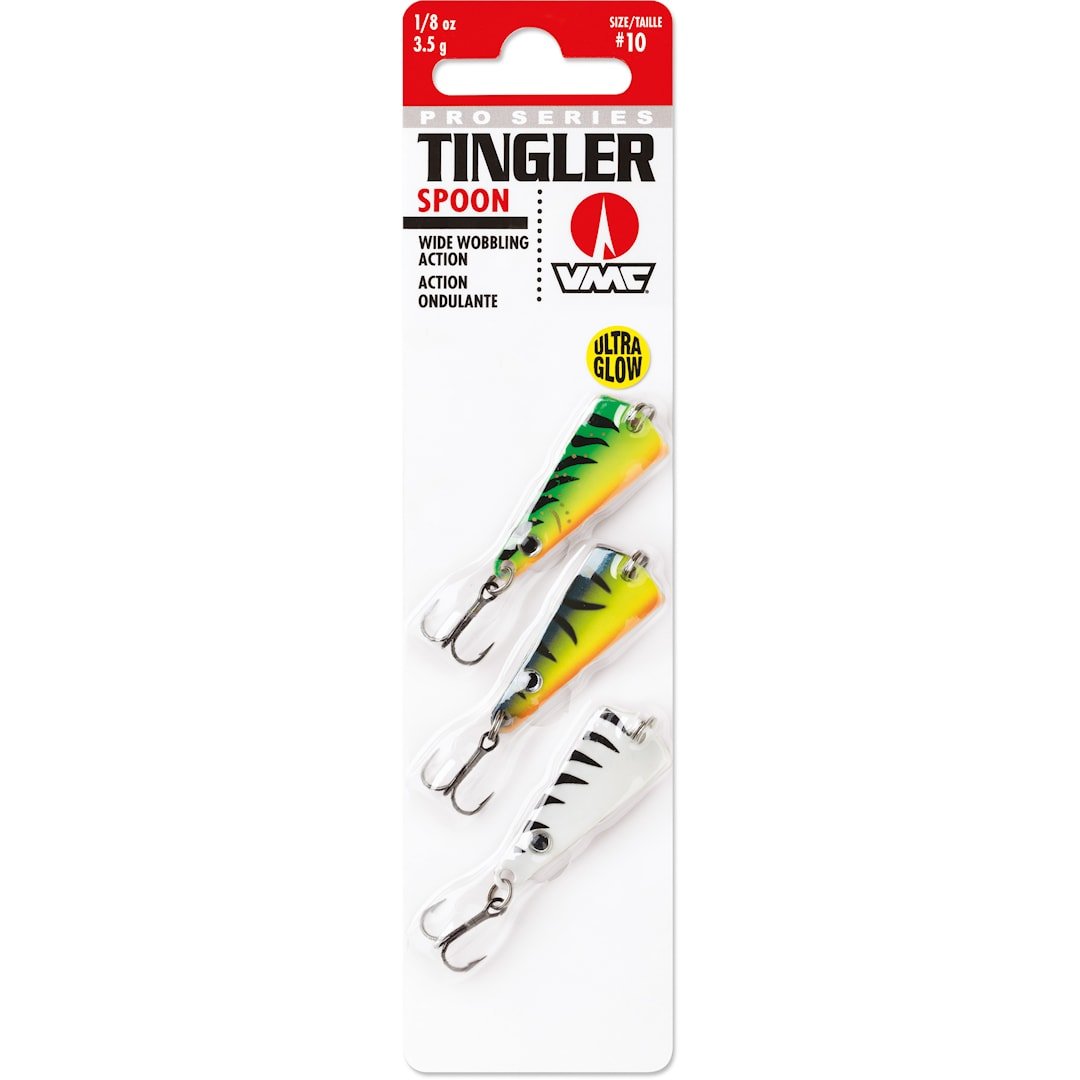 VMC Tingler Spoon Kit 3,5 g Glow pystypilkki 3 kpl / pkt