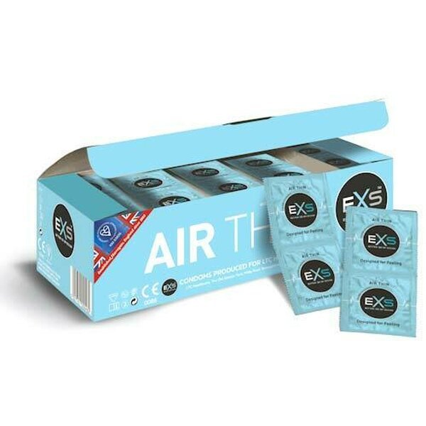 EXS Condoms Air Thin - Ohuet Kondomit 144kpl