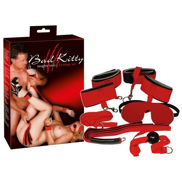 Bad Kitty Bondage Set Red Giant Setti