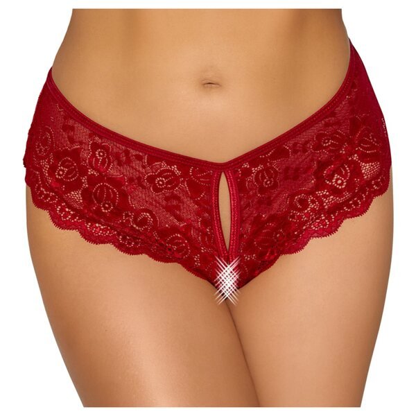 Cottelli Lingerie Punaiset Avopikkuhousut