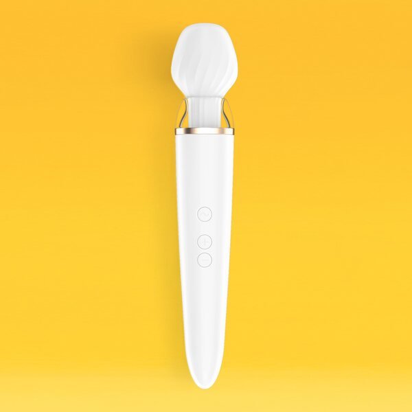 Satisfyer Double Wand-Er Valkoinen