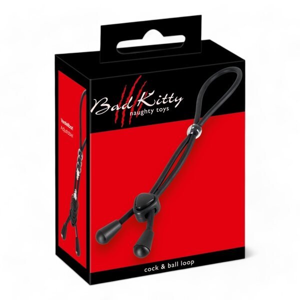 Bad Kitty Cock & Ball Loop, kiristettävä penisrengas