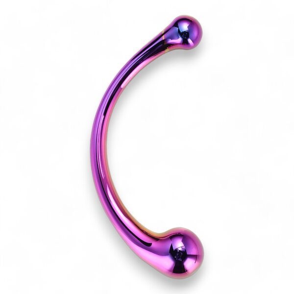 Dream Toys Glamour Glass Kaareva Lasidildo