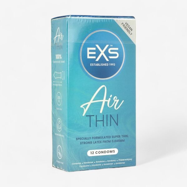 EXS Condoms Air Thin - Ohuet Kondomit 12 kpl