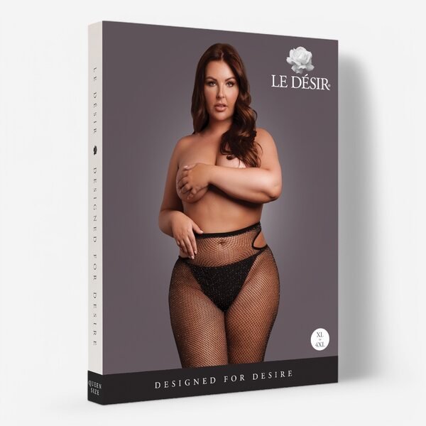 Le Desir Cutout Tights Sukkahousut Plus Size