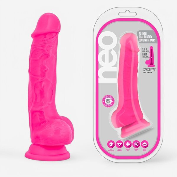 Blush Novelties Dildo Dual Density Pinkki