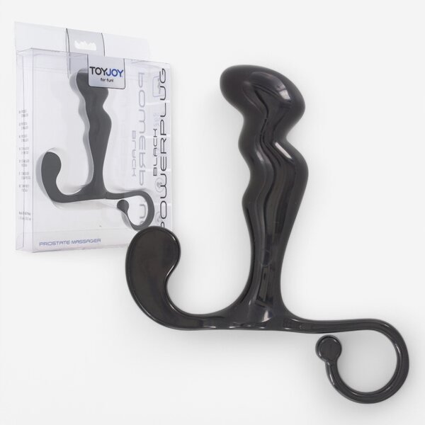 Toy Joy Power Plug Prostate Massager - Musta