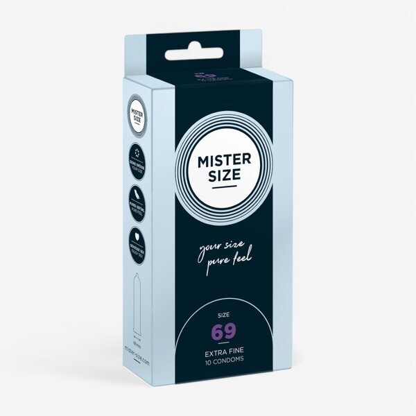 MISTER SIZE Kondomi 69 mm 10 kpl