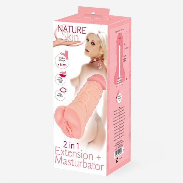 Nature Skin 2 in 1 Extension & Masturbator