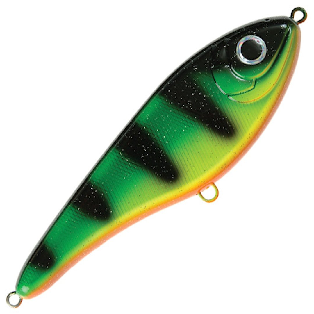 Strike Pro Buster Jerk Sinking 15 cm jerkki Fire Tiger