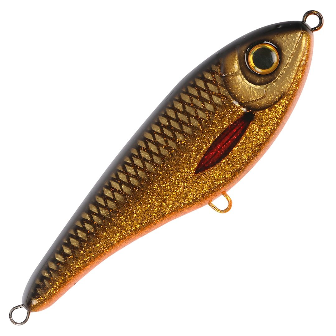 Strike Pro Buster Jerk Sinking 15 cm jerkki Golden Roach