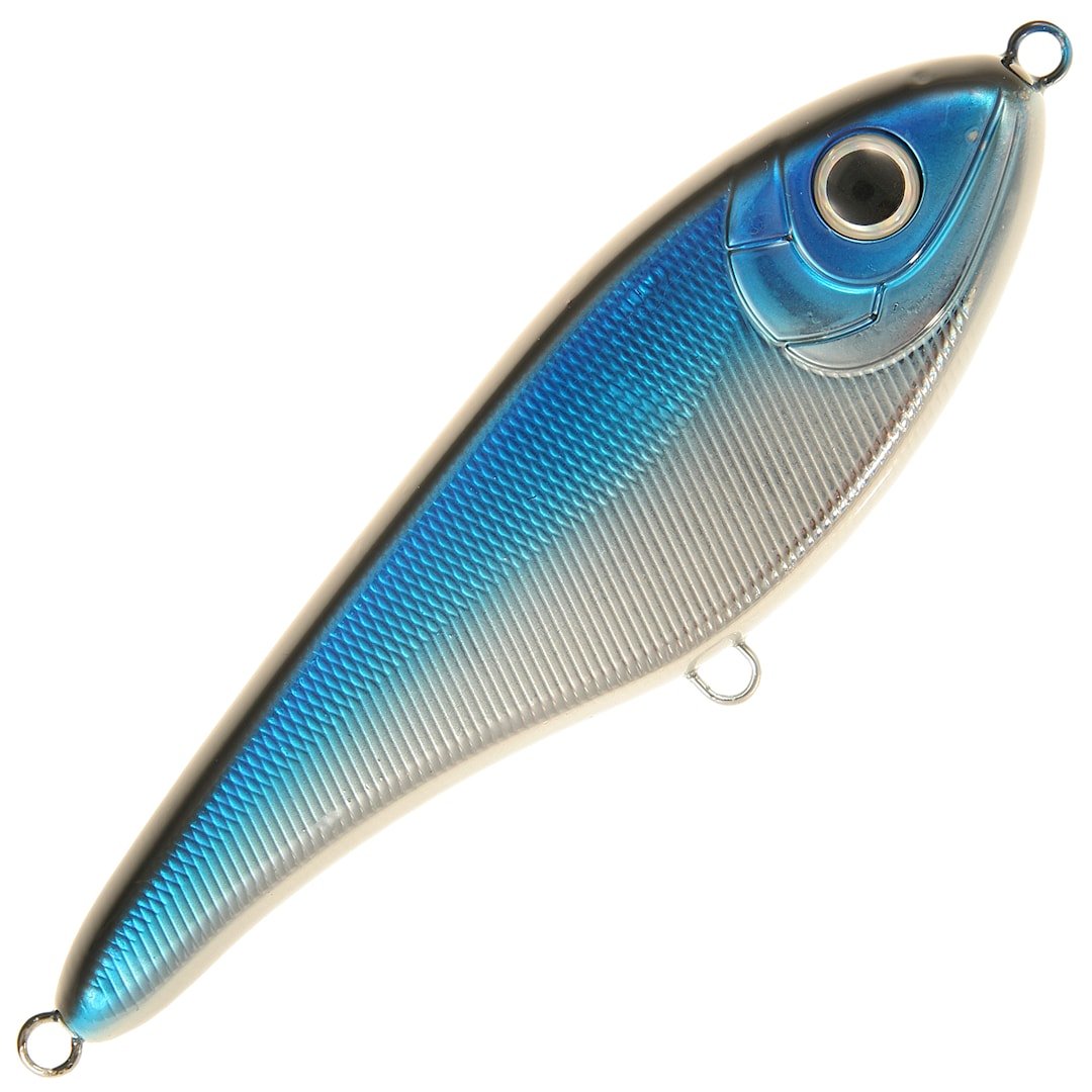 Strike Pro Buster Jerk Shallow Runner 15 cm jerkki Blue/Chrome
