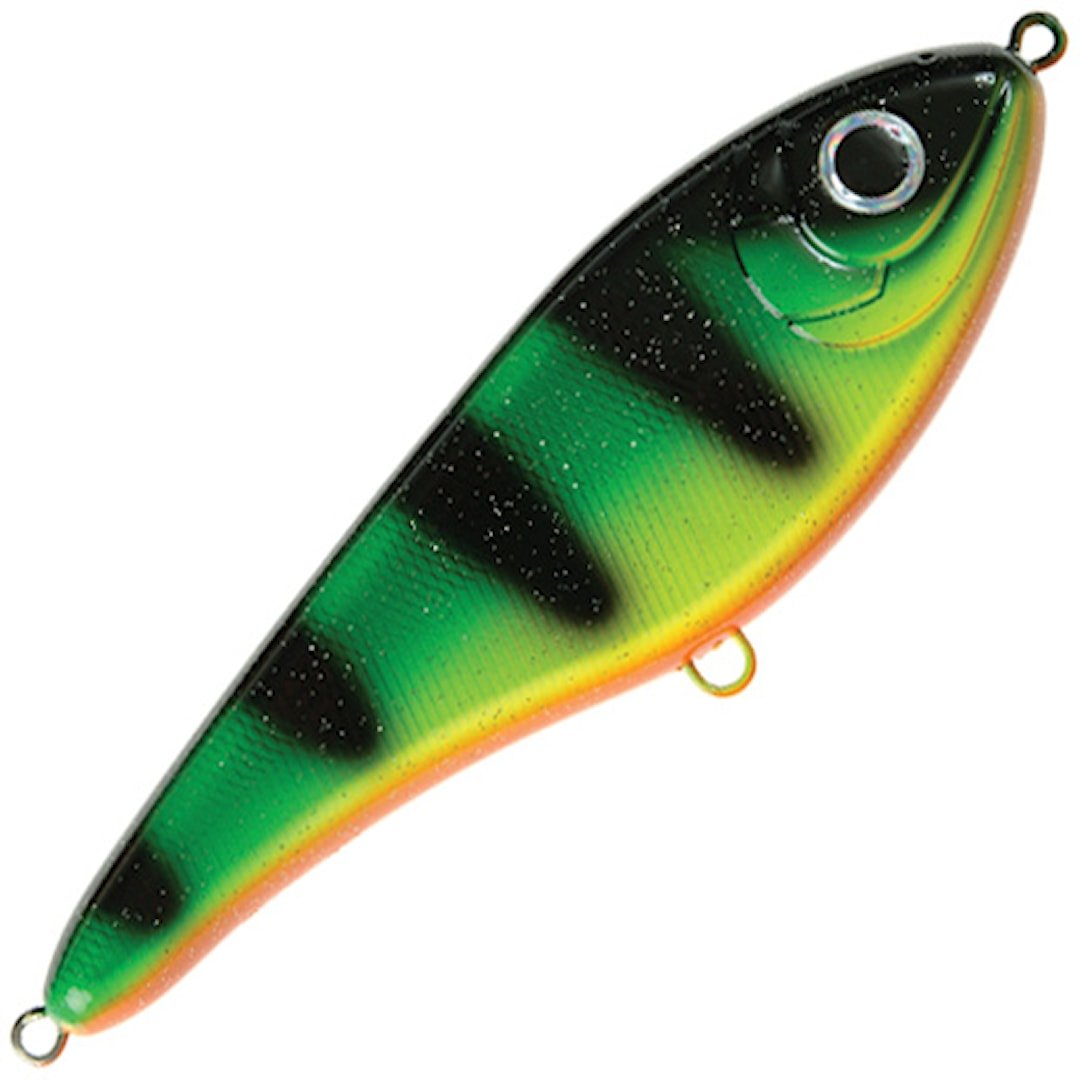 Strike Pro Buster Jerk Shallow Runner 15 cm jerkki Fire Tiger