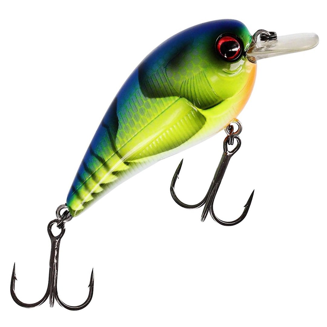 Westin Bassbite Squarebill 7 cm vaappu Chartreuse Blue Craw