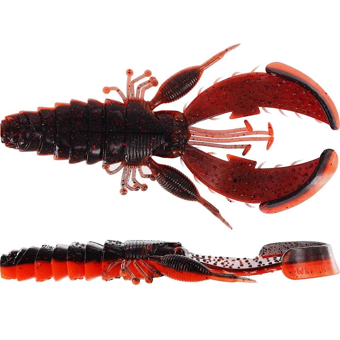 Westin CreCraw Creaturebait 6,5 cm jigi 6 kpl/pkt Lava Craw
