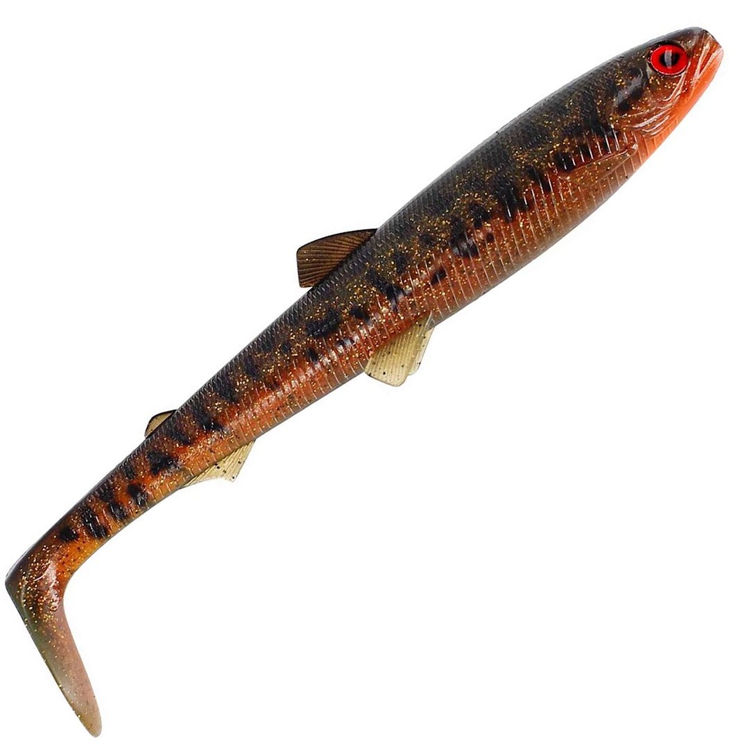 Westin BullTeez Shadtail 18 cm jigi Motoroil Burbot