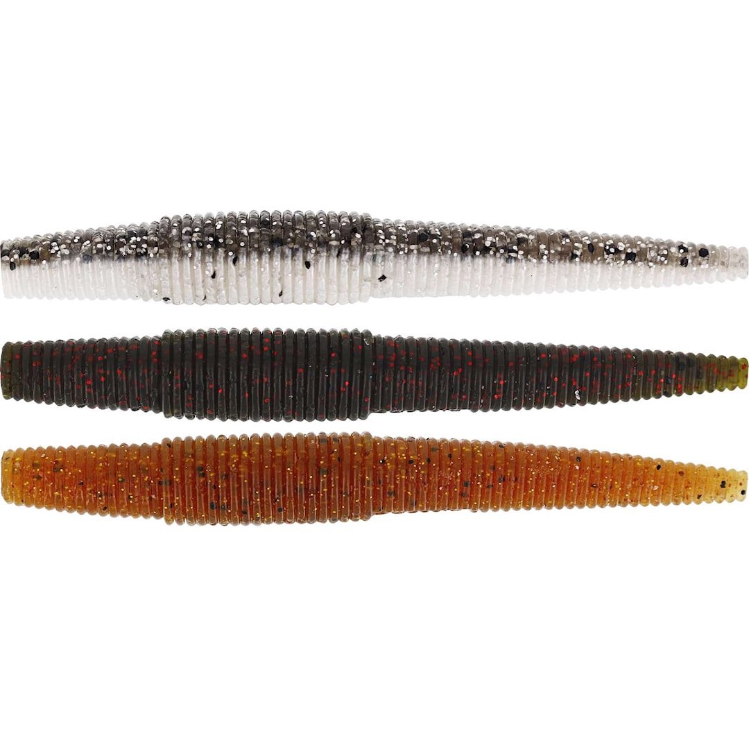 Westin NED Worm Clear Water Mix 9 cm jigi 6 kpl/pkt