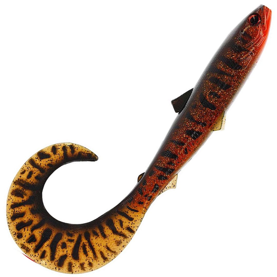 Westin BullTeez Curltail 27 cm jigi Motoroil Burbot UV
