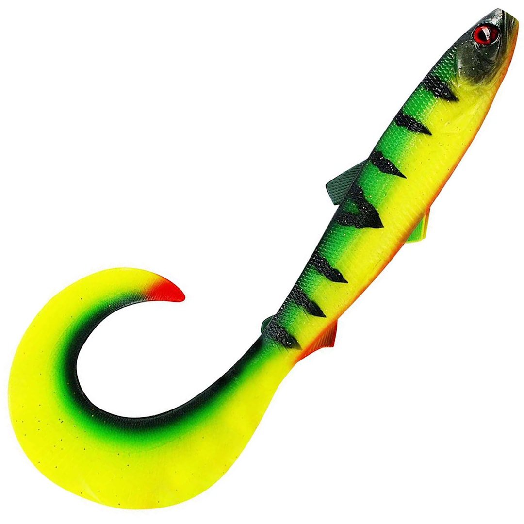 Westin BullTeez Curltail 27 cm jigi Tiger Perch