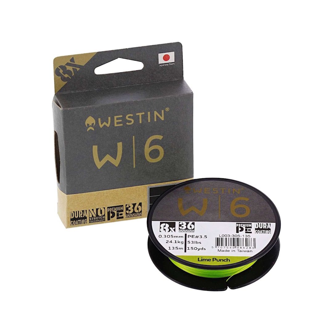 Westin W6 Lime Punch 135 m kuitusiima 0,33mm
