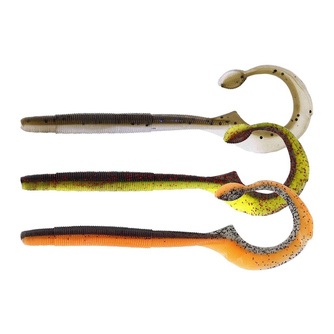 Westin NED Worm Curl Dark Water Mix 12 cm jigi 5 kpl/pkt