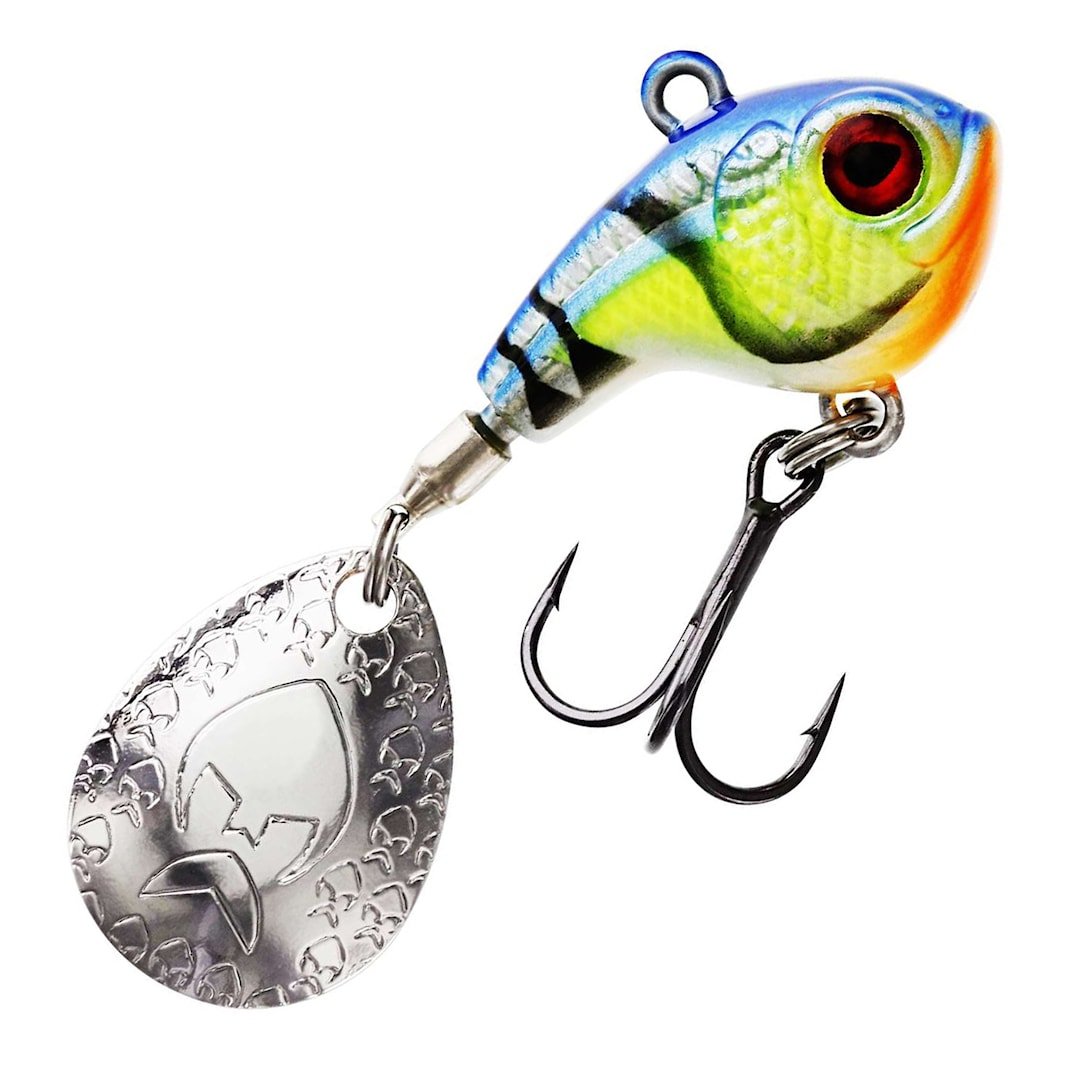 Westin Dropbite Spin Tail Jig 17 g Chart Blue Craw