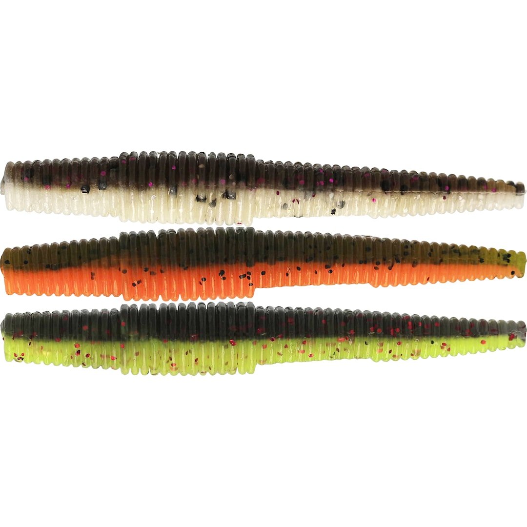 Westin NED Worm Slim Dark Water Mix 5,5 cm jigi 6 kpl/pkt