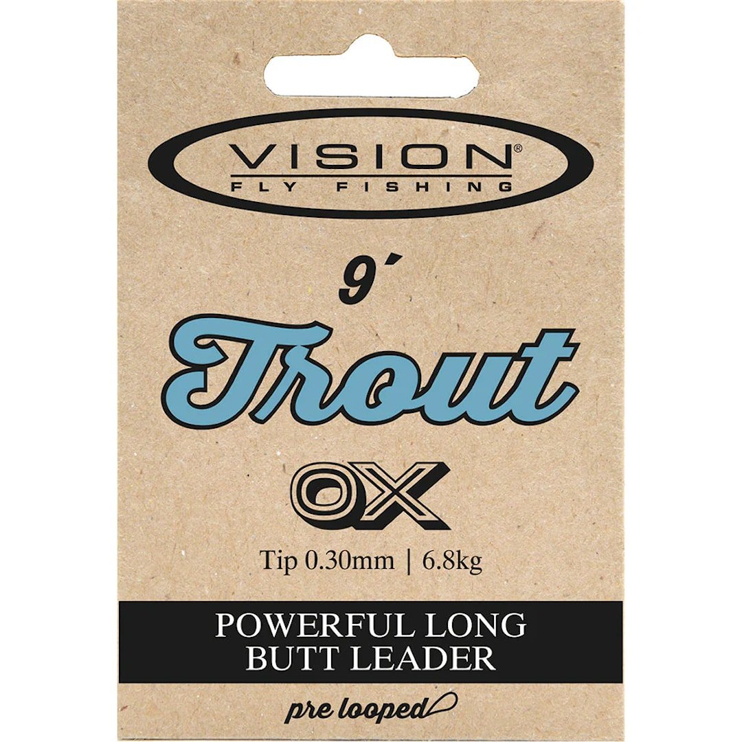Vision Trout Leader 9´ kartioperuke 2X