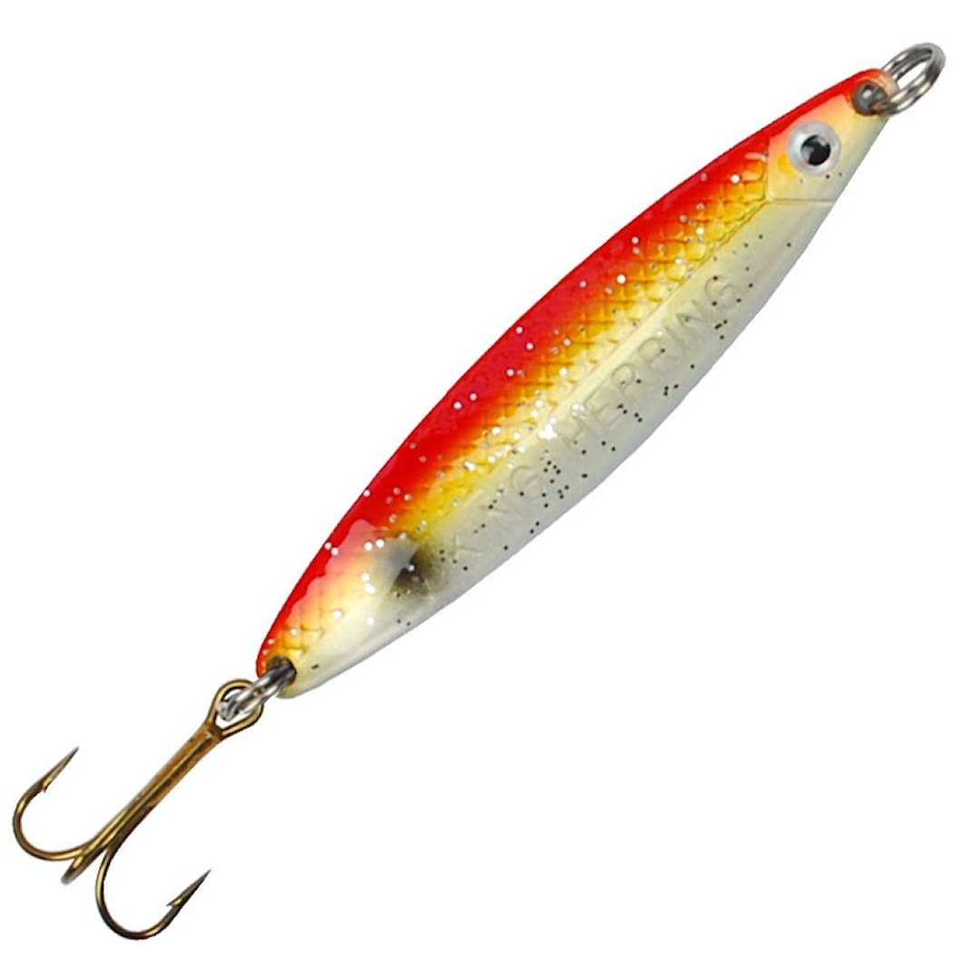 Viking Herring Glitter 22 g lusikkauistin Röd/Guld