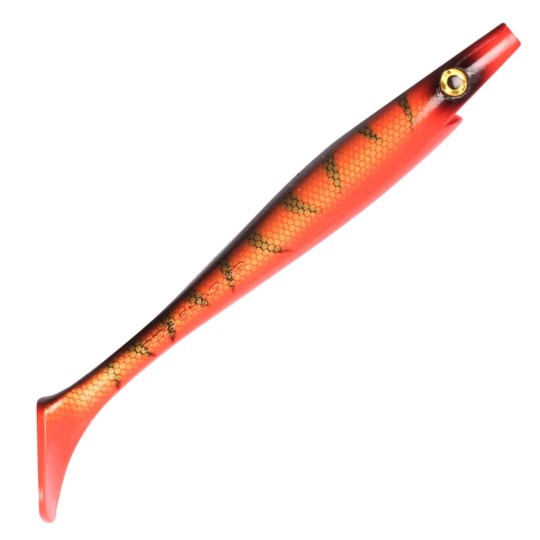 The Pig Shad Jr 20 cm kalajigi 2 kpl/pkt Red Tiger