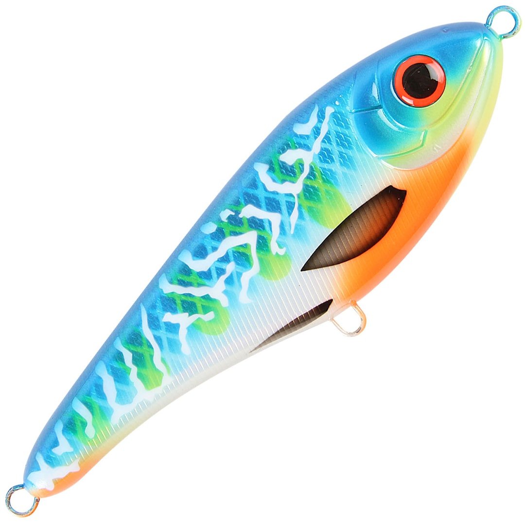 Strike Pro Buster Jerk Sinking 15 cm jerkki Blue Fire