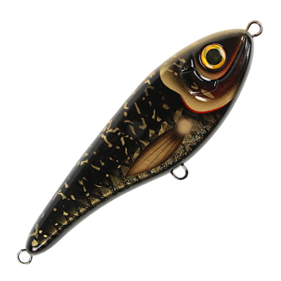 Strike Pro Buster Jerk Sinking 15 cm jerkki Black Shadow