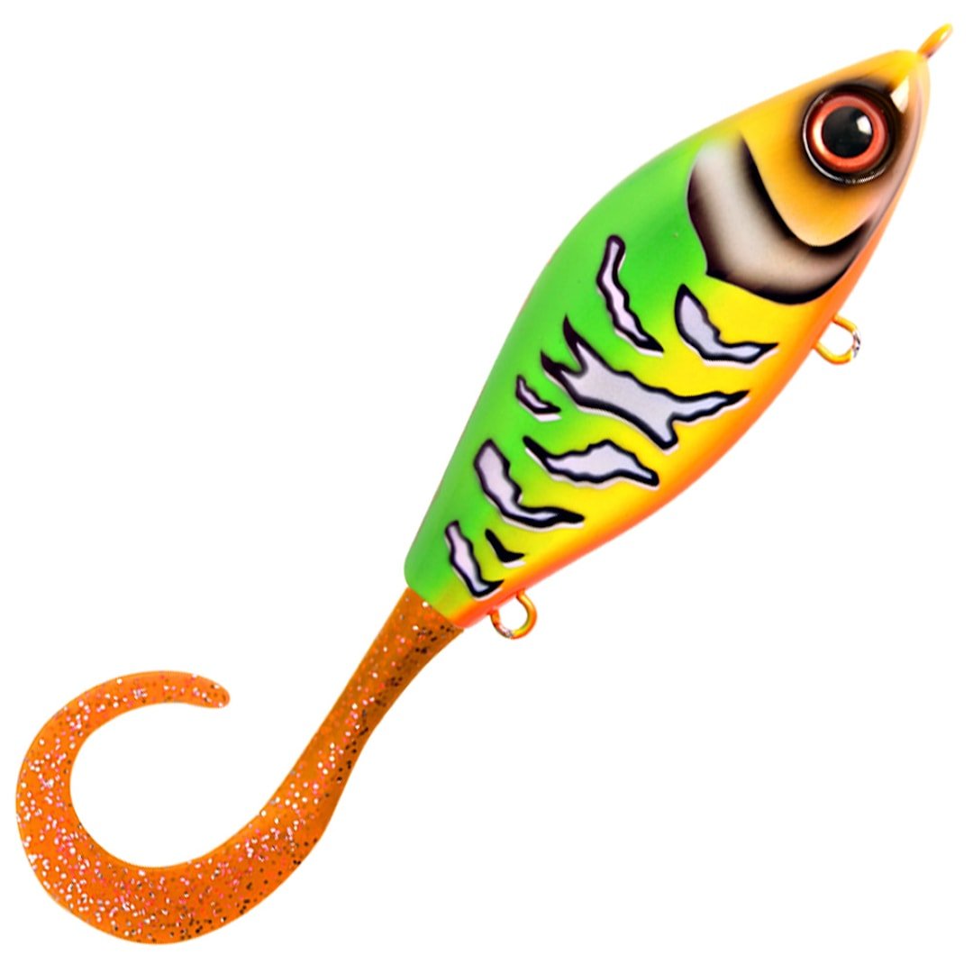 Strike Pro Guppie 13,5 cm jerkki Jungle Rock Orange Glitter