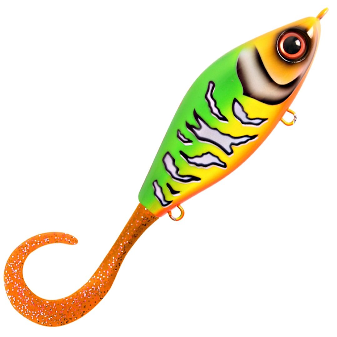 Strike Pro Guppie Jr 11 cm jerkki Jungle Rock Orange Glitter