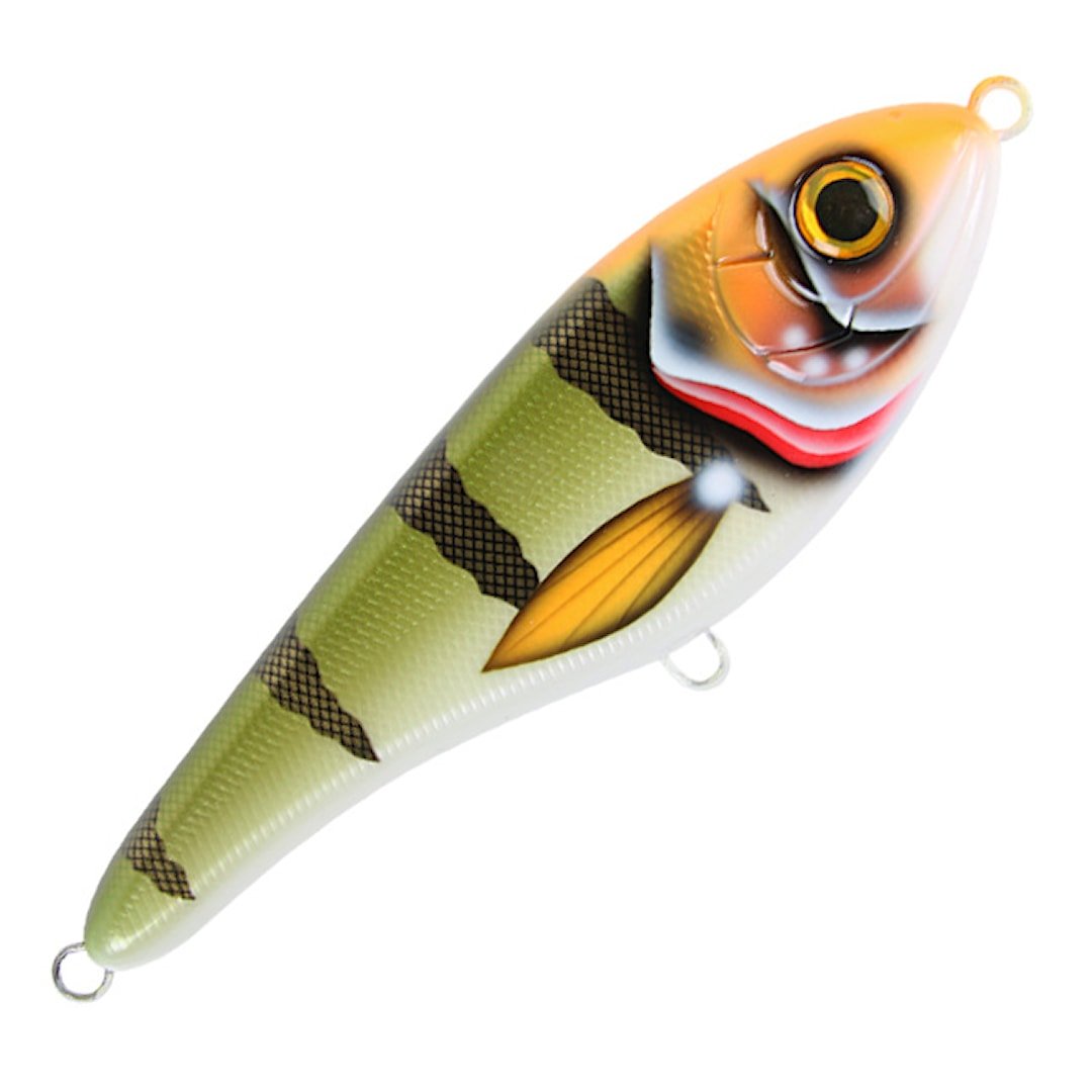 Strike Pro Buster Swim 13 cm jerkki Lightning Perch