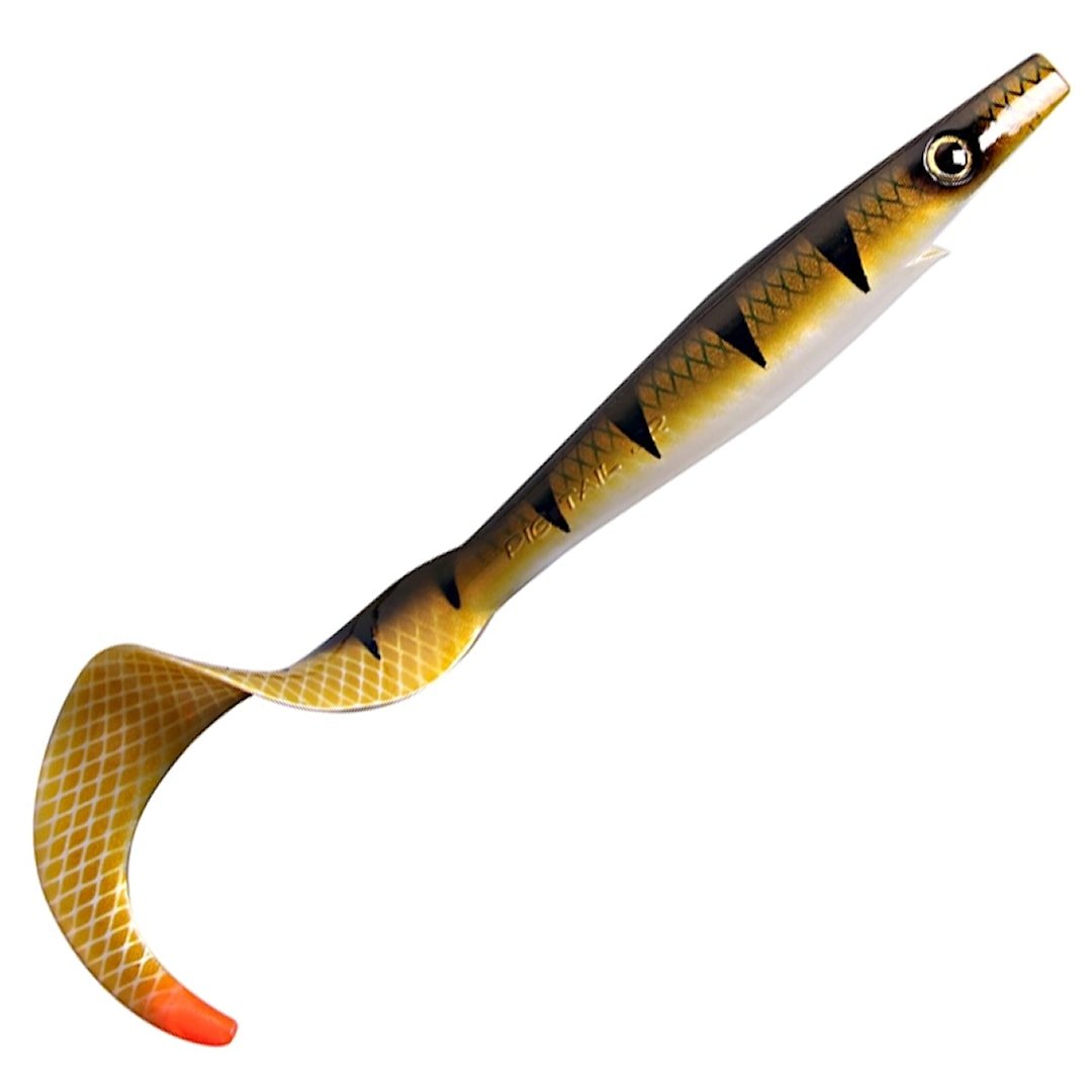 The Pig Tail Jr 23 cm 2 kpl/pkt Natural Perch OB