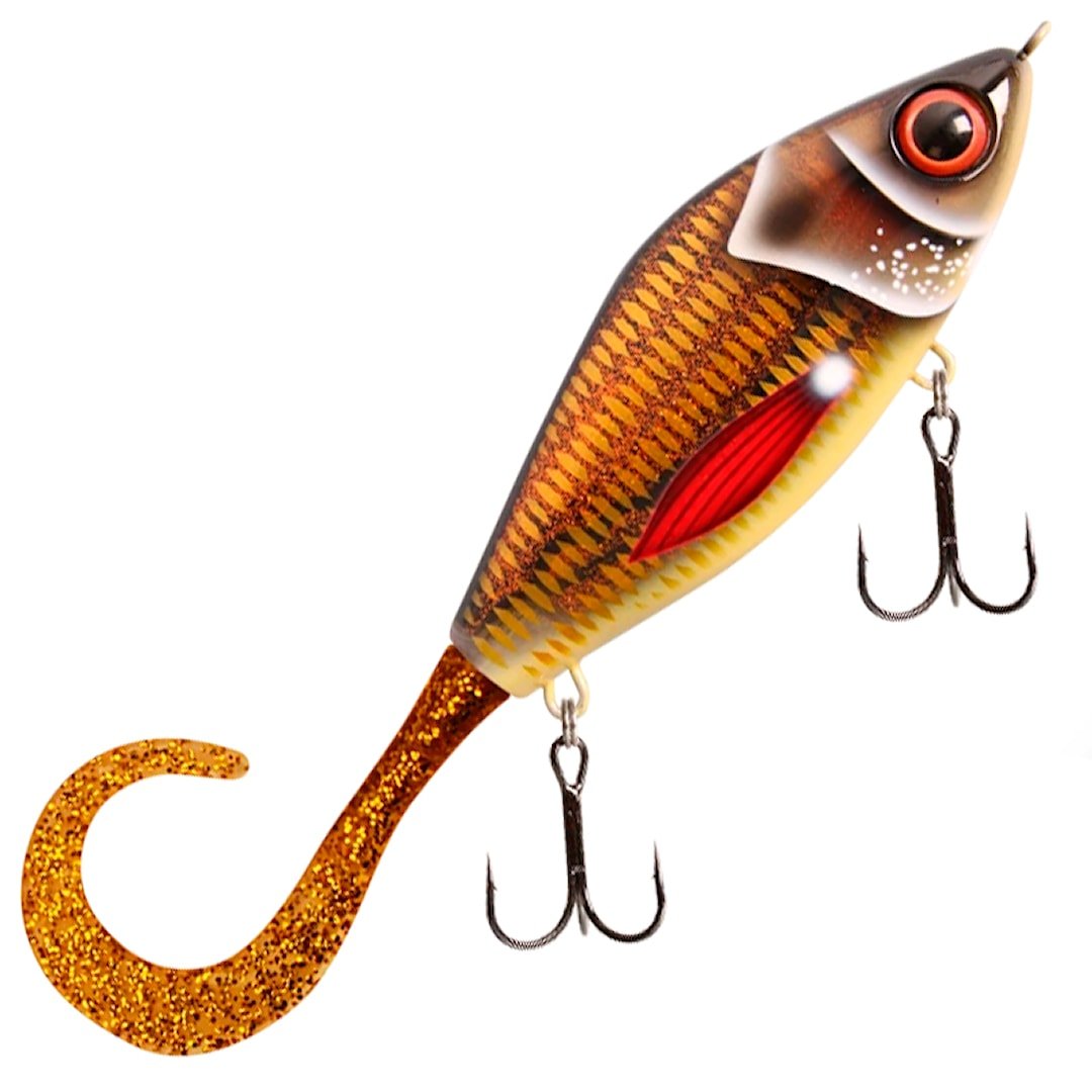 Strike Pro Guppie Jr Shallow 11 cm jerkki Copper Carp - MOG
