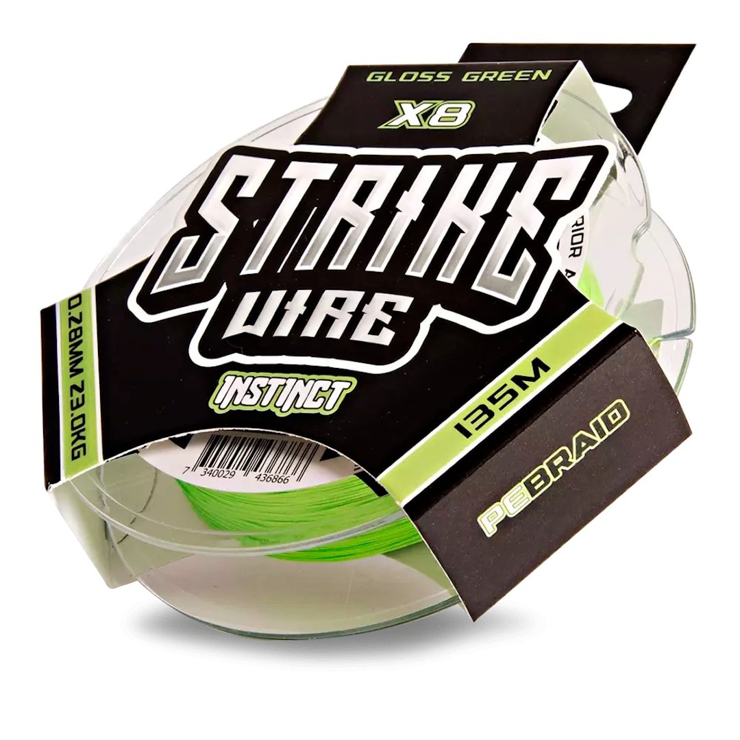 Strike Wire Instinct Braid X8 Gloss Green 135 m kuitusiima 0,28 mm
