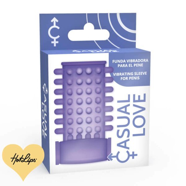 Casual Love Penis Sleeve Moottorilla Lila