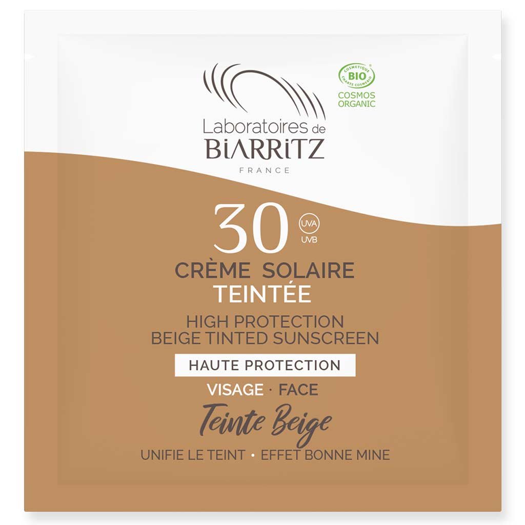 Alga Maris Sävyttävä Aurinkovoide kasvoille SPF30 Näyte - Beige